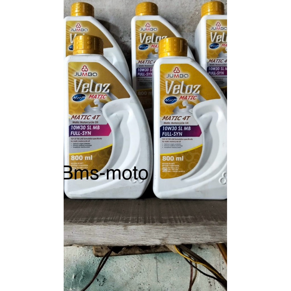 OLI MOTOR MATIC 10W30 / JUMBO VELOZ FULL SYN (800ML)