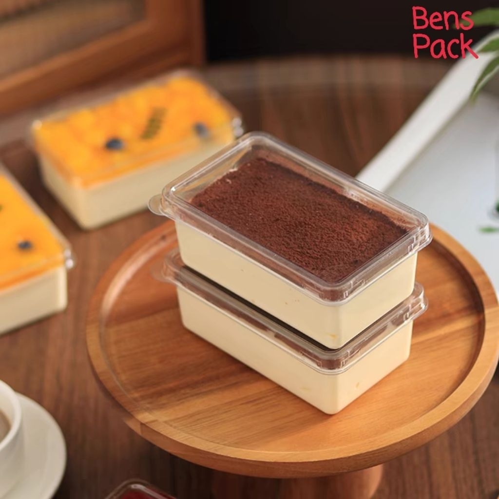 [10 Pcs] Dessert Box 250ml Kotak Kue Box Dessert Cake Pudding Tiramizu