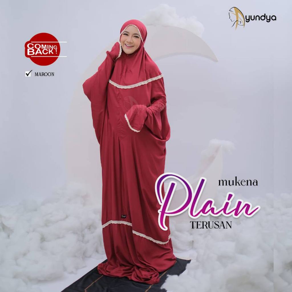 Mukena Plain Coming Back by Ayundya Official