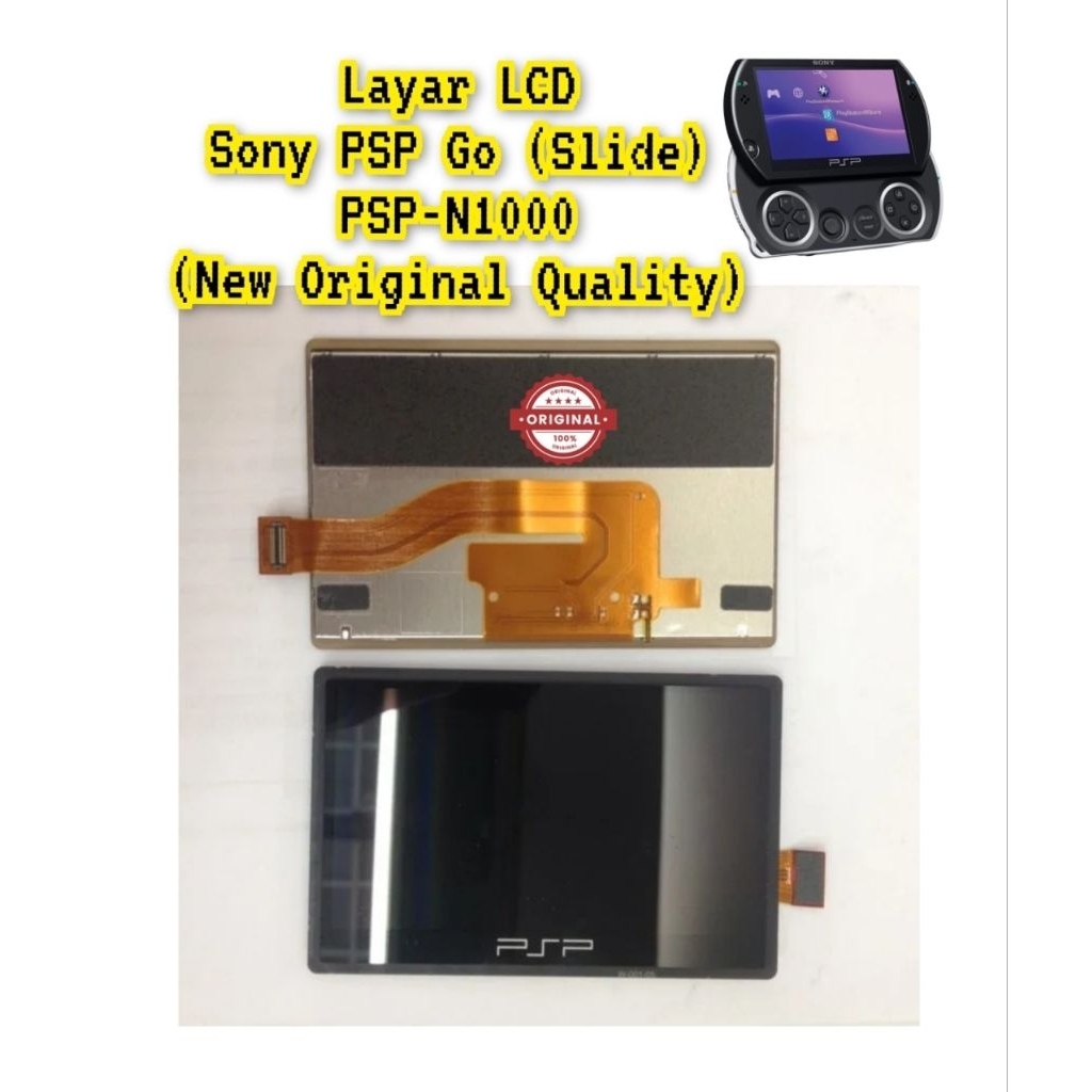 LCD Screen Console Sony PSP Go Slide PSP-N1000 (Original Baru)
