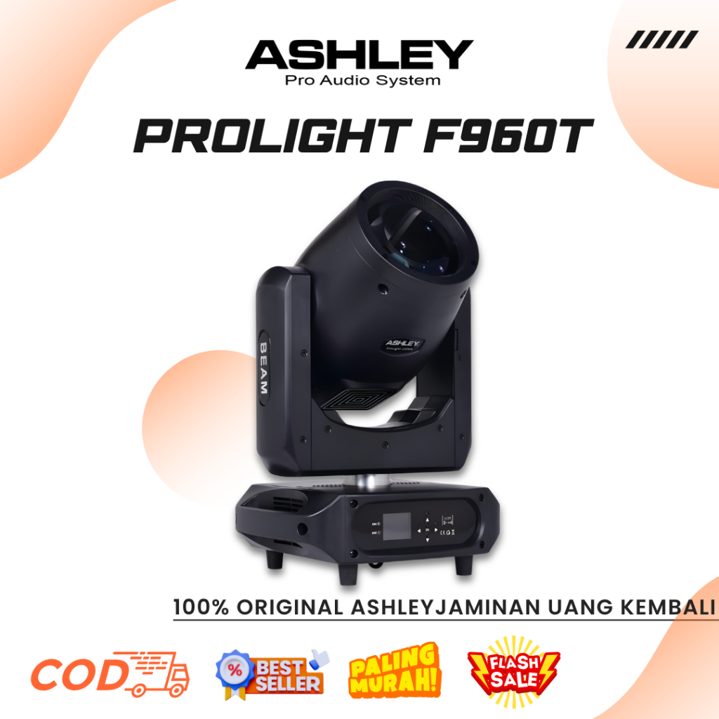 Moving Head Beam ASHLEY Prolight-230BM 400W