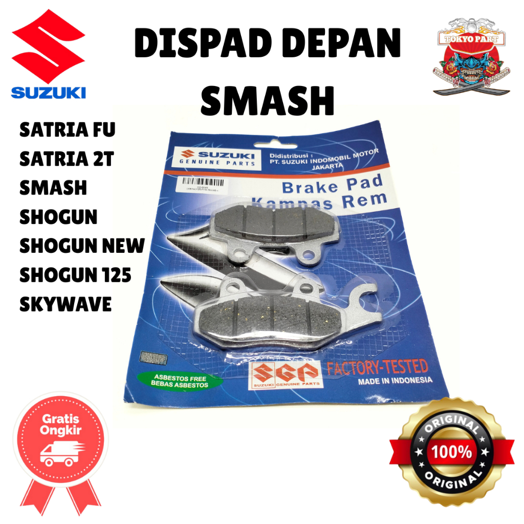 ASLI ORIGINAL DISPAD DEPAN SMASH SATRIA FU 2T SMASH SHOGUN NEW 125 SKYWAVE