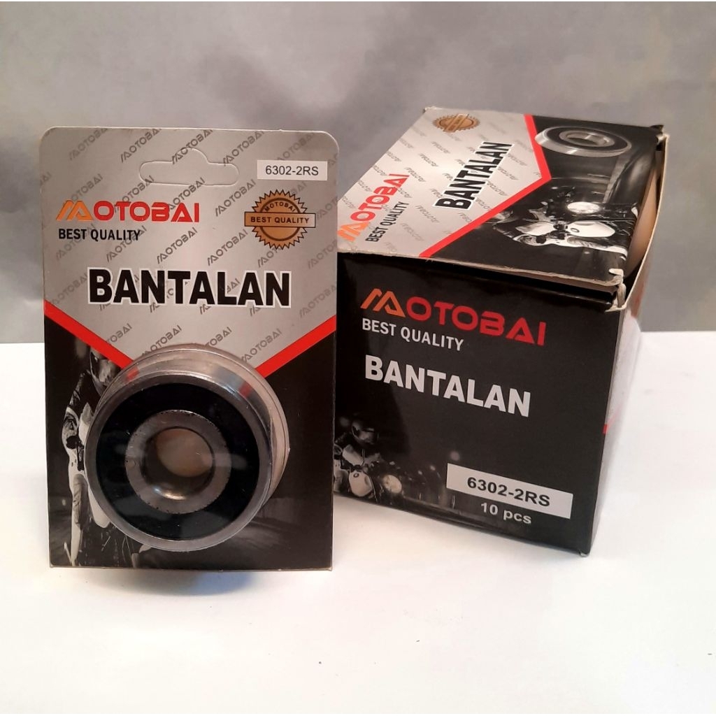 Laher/Bearing 6302-2RS merk OTOBAI (untuk roda belakang motor honda, suzuki, kawasaki)