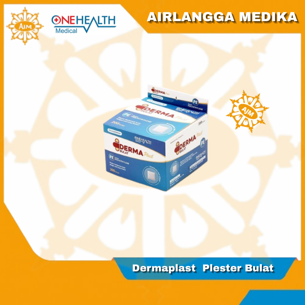 Dermaplast Plester Bulat Transparan / Dermaplast Plester Bulat Skinny Onehealth