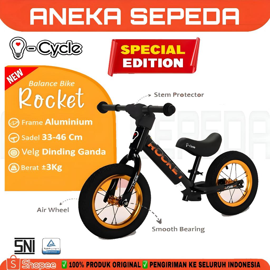 SEPEDA ANAK I-CYCLE ROCKET SE  / ASSAULT / SLIDE / ANNEX BALANCE BIKE