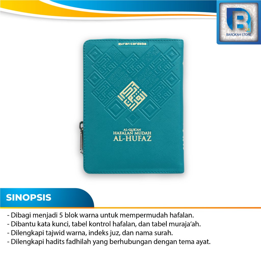 COD - Al Quran Al Hufaz Resleting A6 – Cordoba, Alquran Hafalan Mudah, Alquran Terjemah 30 Juz