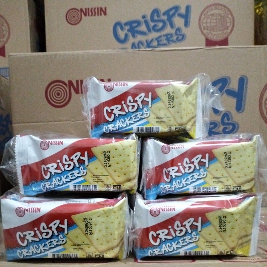 Nissin Crispy crackers Renceng 30gr