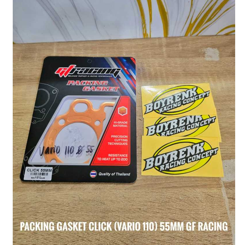 PACKING TEMBAGA KUNINGAN HEAD VARIO KARBU VARIO 110 KVB GF RACING-BOYRENK RACING