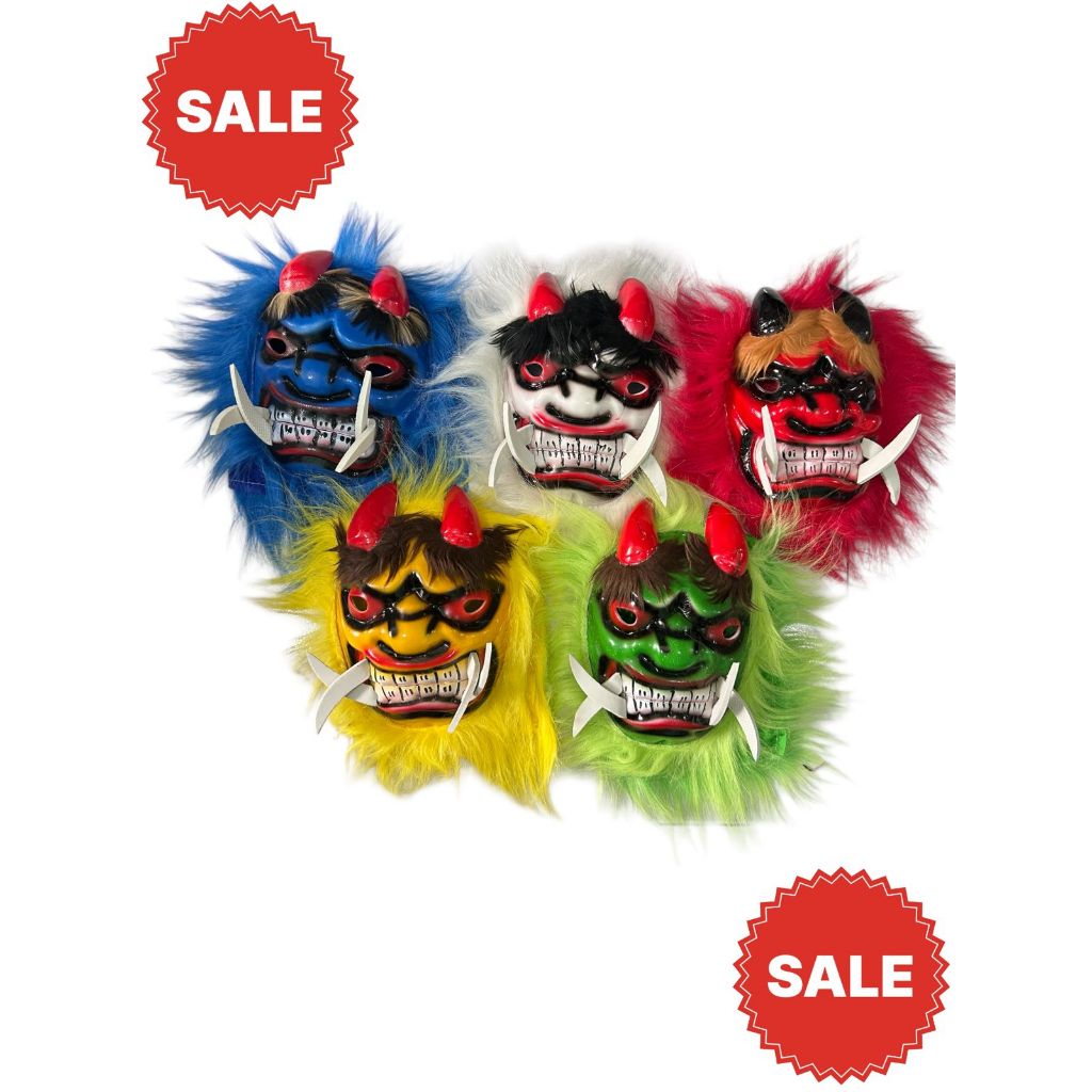 TOPENG BUTA GEDRUG/TOPENG GEDRUG MULUT BERGERAK/TOPENG BUTO GEDRUG