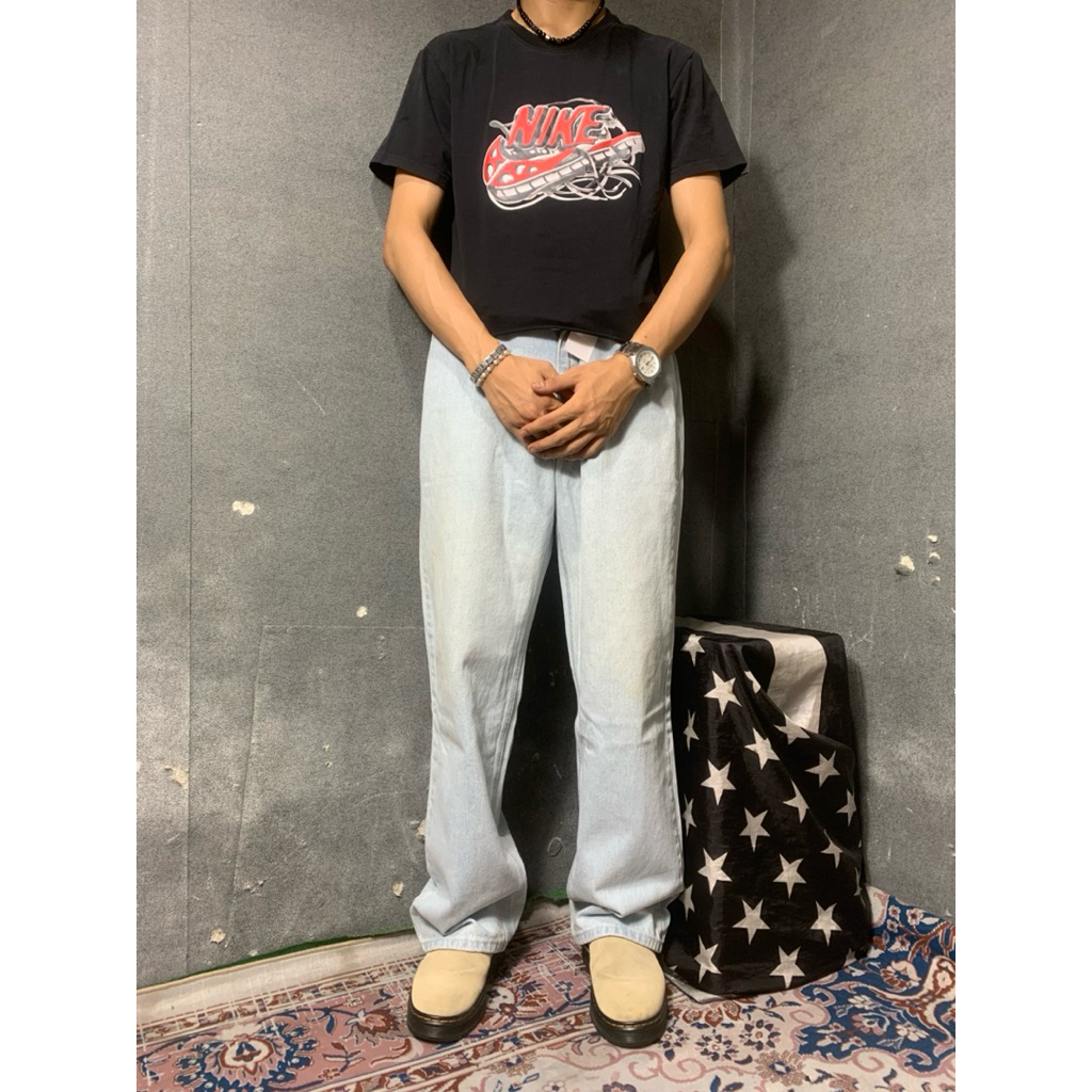 LIGHT BLUE JEANS TOFFEE BAGGY FIT