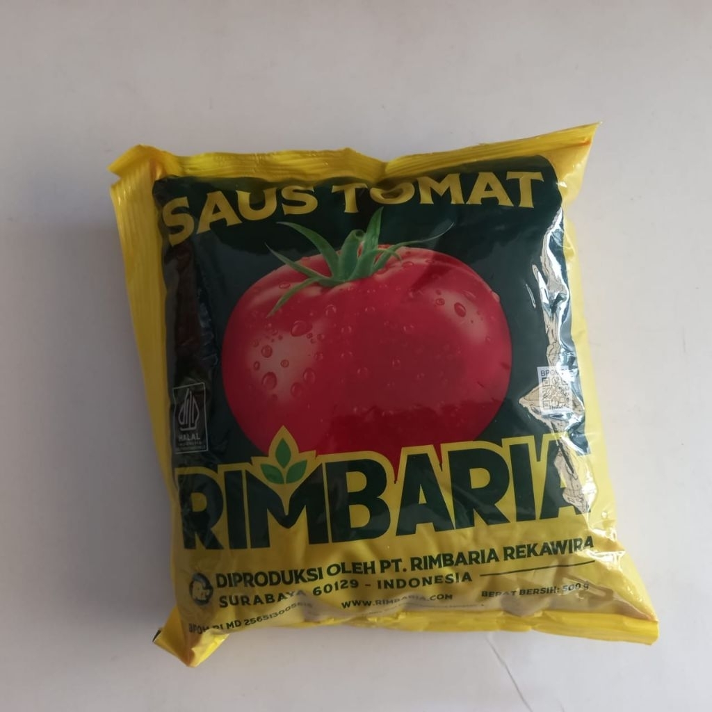 Saos tomat rimba ria 500 gr / saos tomat rimbaria /saos tomat makan bakso / saos tomat nasi goreng e