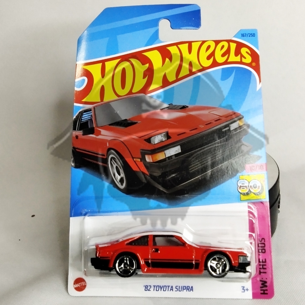 DIECAST HOTWHEELS REAL CARS 82 TOYOTA SUPRA, HOTWHEELS TOYOTA SUPRA
