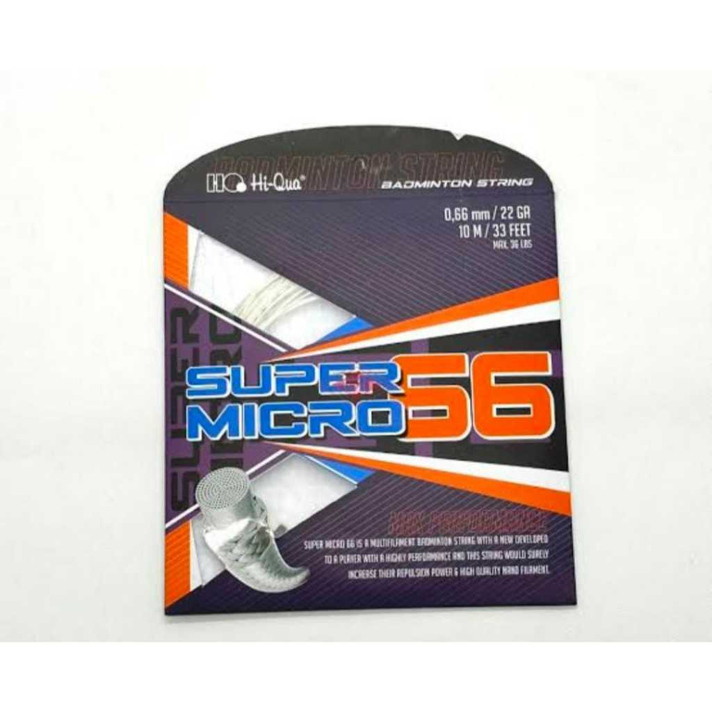 Hi-Qua Super Micro 66 ProPower – Senar Badminton Original Smash Kencang