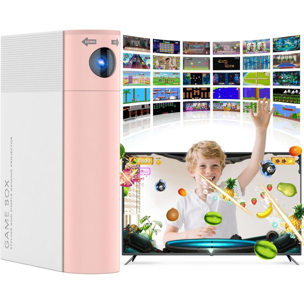 AR Motion Game Console for Kids: Plug and Play TV Video Games System for Indoor Physical Play I