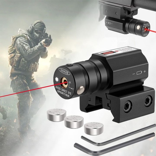 PROMO TaffLED Tactical Red Dot Laser Mount Rifle 11/20mm HJ11