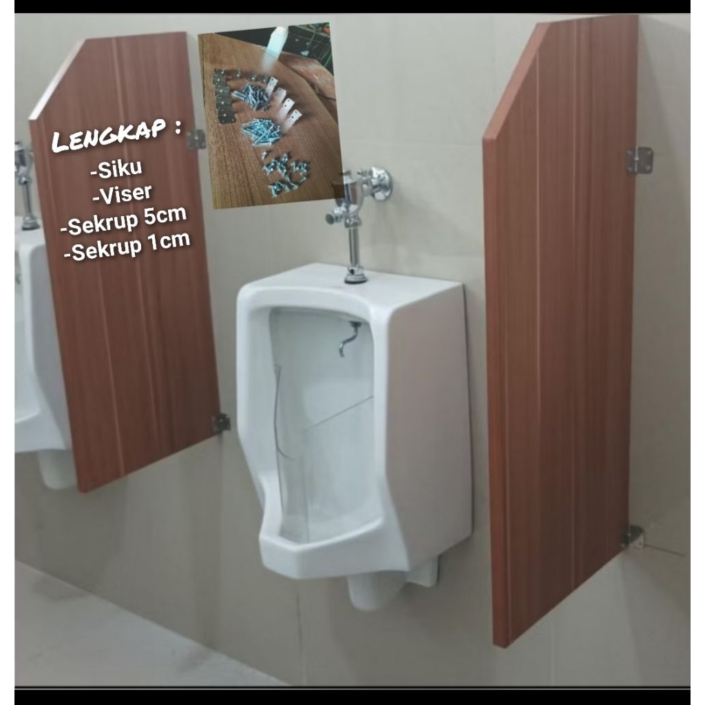 sekat pembatas urinoir fuul HPL