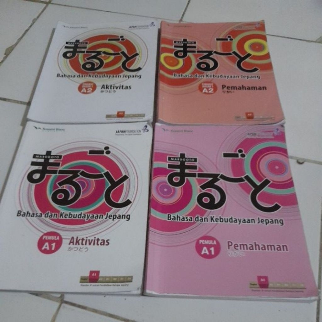 Buku Bahasa dan kebudayaan jepang Marugoto.BEKAS ORIGINAL