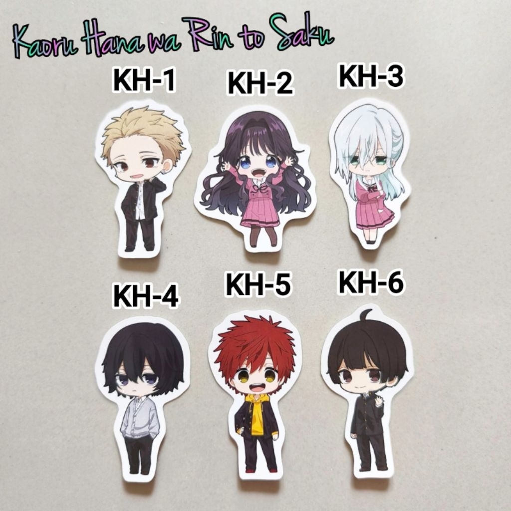 Sticker Anime Kaoru Hana wa Rin to Saku Merchandise