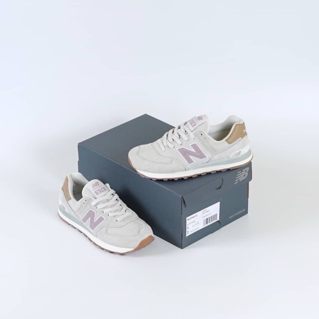 TATI new balance 574 beige pink