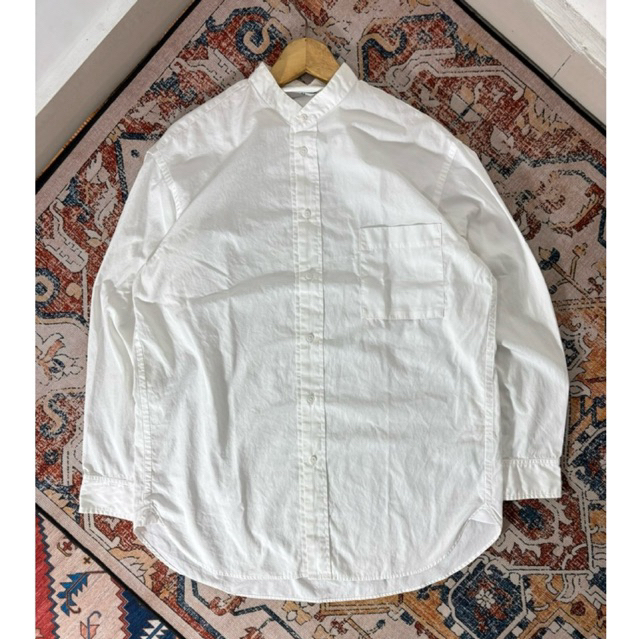 KEMEJA PANJANG UNIQ LO SHANGHAI PUTIH SECOND