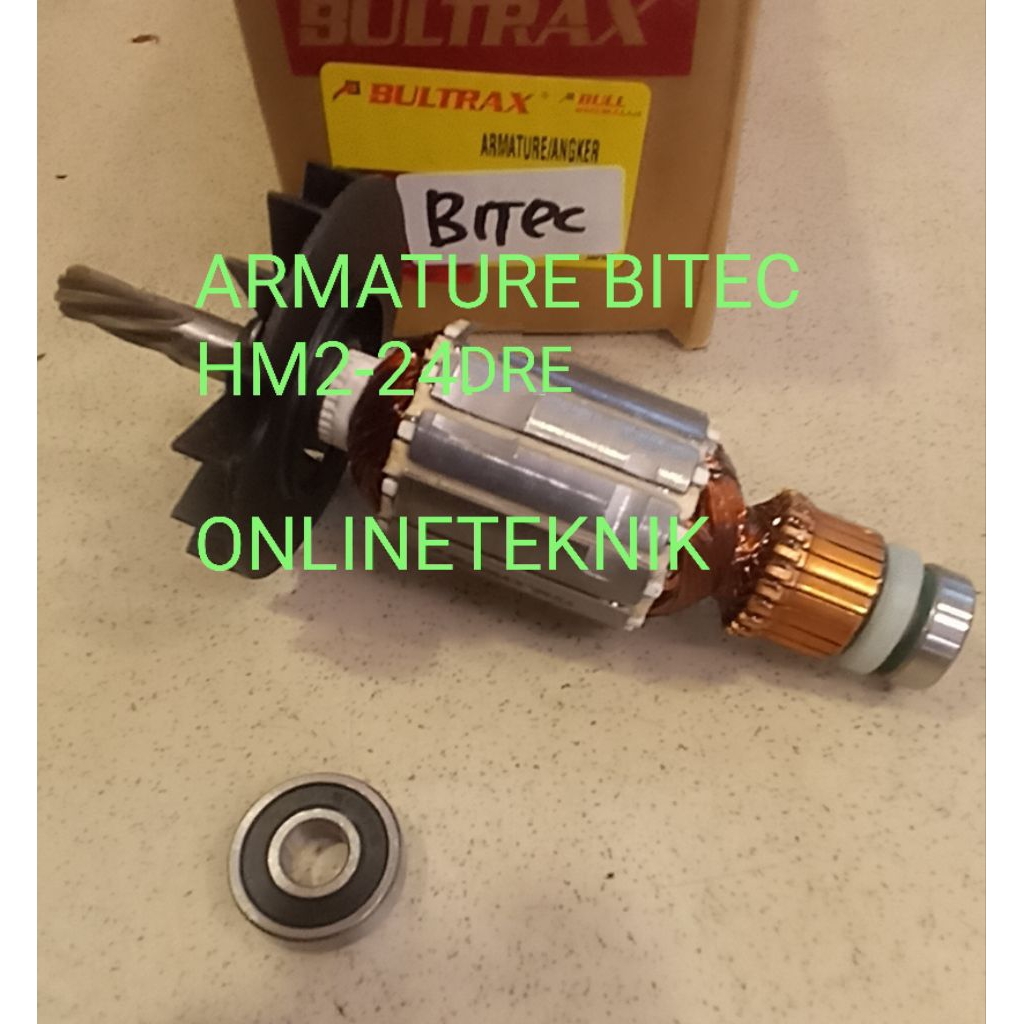 ARMATURE BITEC  HM2-24DRE UNTUK MESIN ROTARY HAMMER BITEC TYPE HM2-24DRE