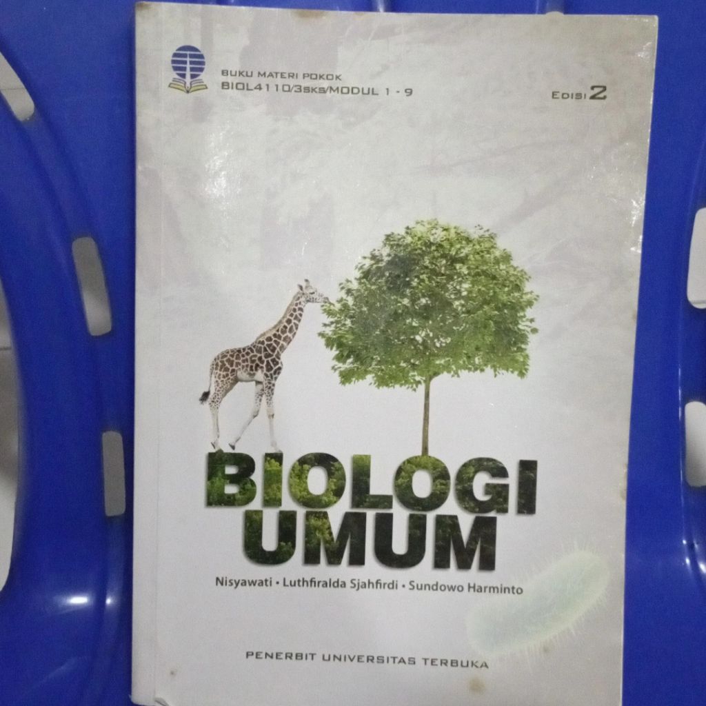 (Bekas) Biologi Umum BIOL4110 Buku Modul Universitas Terbuka UT