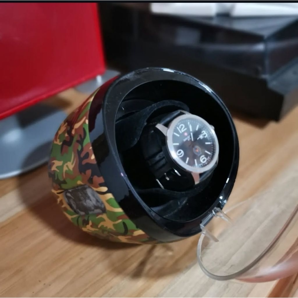 jam tangan swiss military plus watch winder