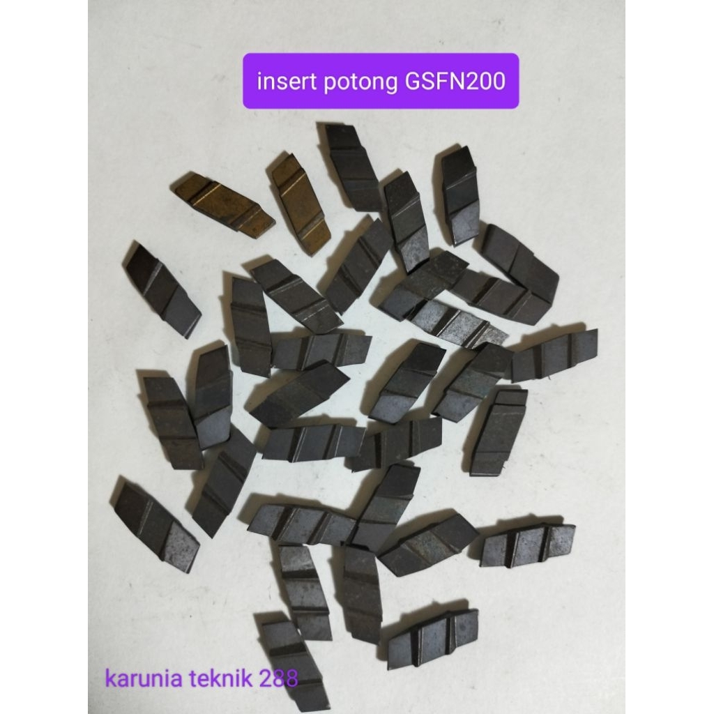 mata bubut gsfn200 insert bubut potong second