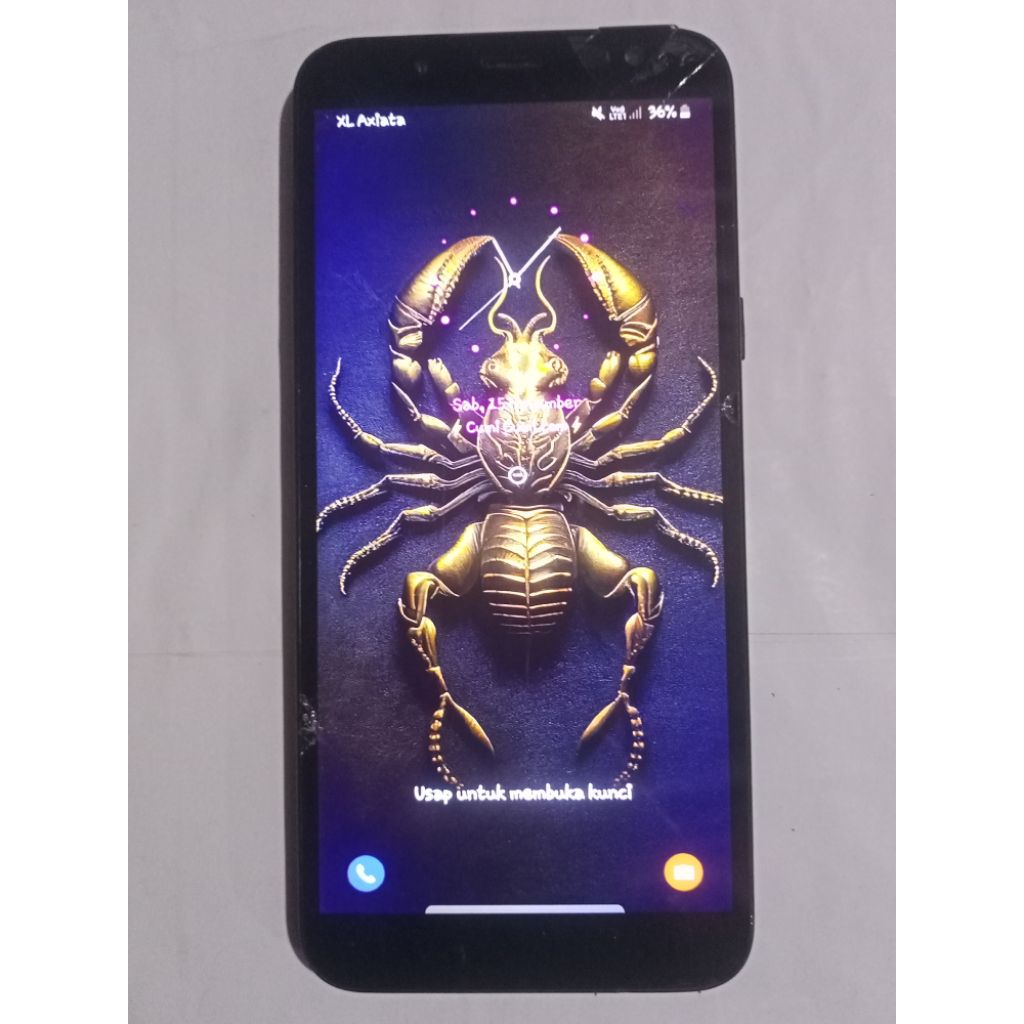 mesin hp Samsung galaxy j6 j600G mesin hidup normal tested minus lcd