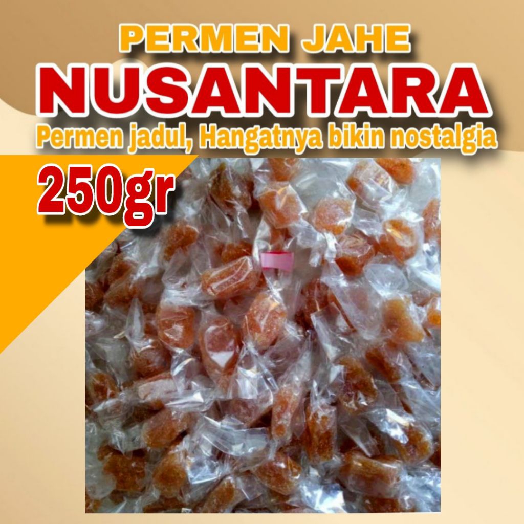 Permen Jahe Jadul kemasan 250gr / permen jahe asli jadul