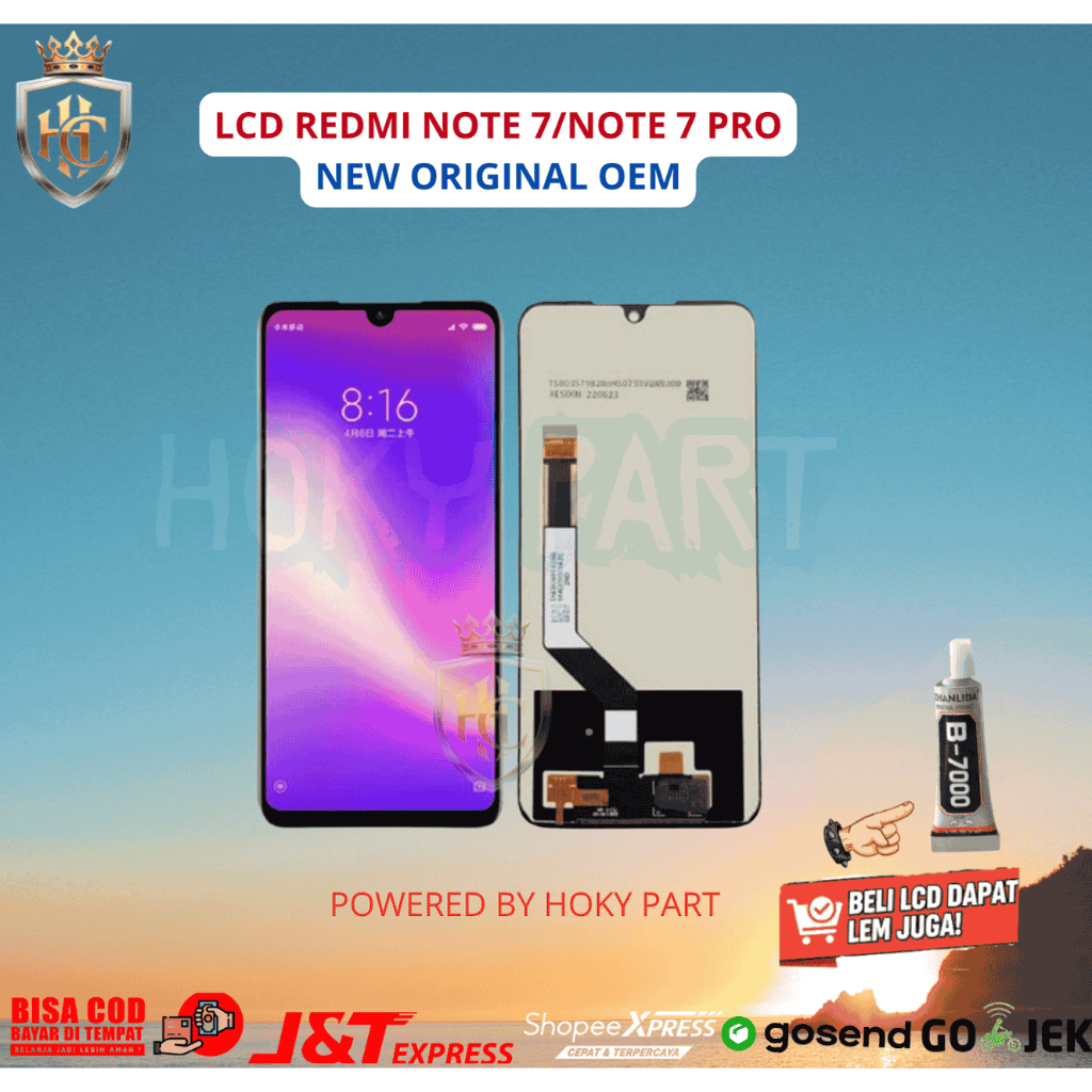 LCD TOUCHSCREEN XIAOMI REDMI NOTE 7 / LCD REDMI NOTE 7 PRO/NOTE 7S FULLSET TOUCHSCREEN