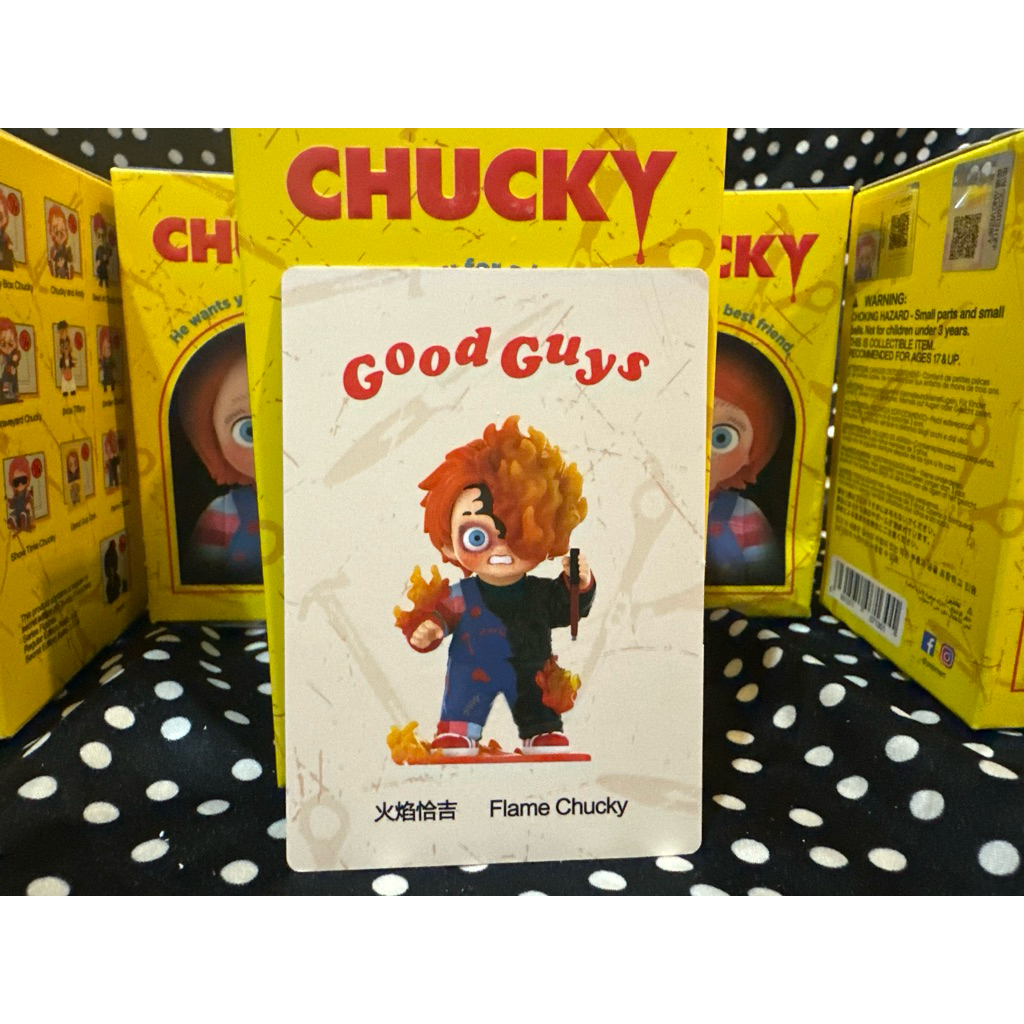 CHUCKY FIGURE POPMART SELECTED FLAME CHUCKY