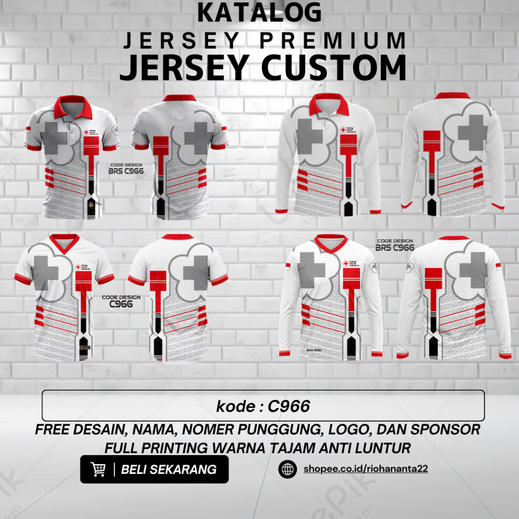 KaosPMI | Jersey PMI | JERSEY PREMIUM FREE CUSTOM DESAIN