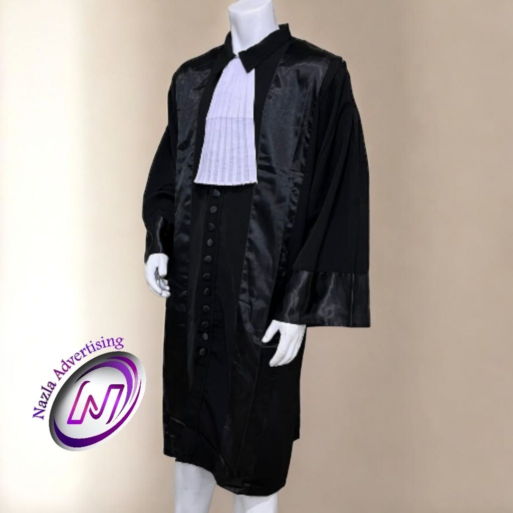 Baju Toga Advokat / Pengacara / Toga Jaksa bahan jet black