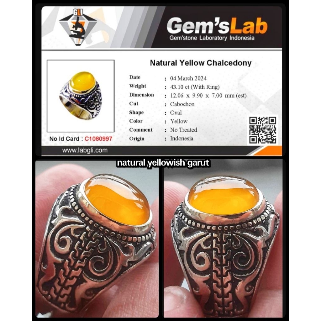 natural batu garut kuning kristal body porslen kristal NTE