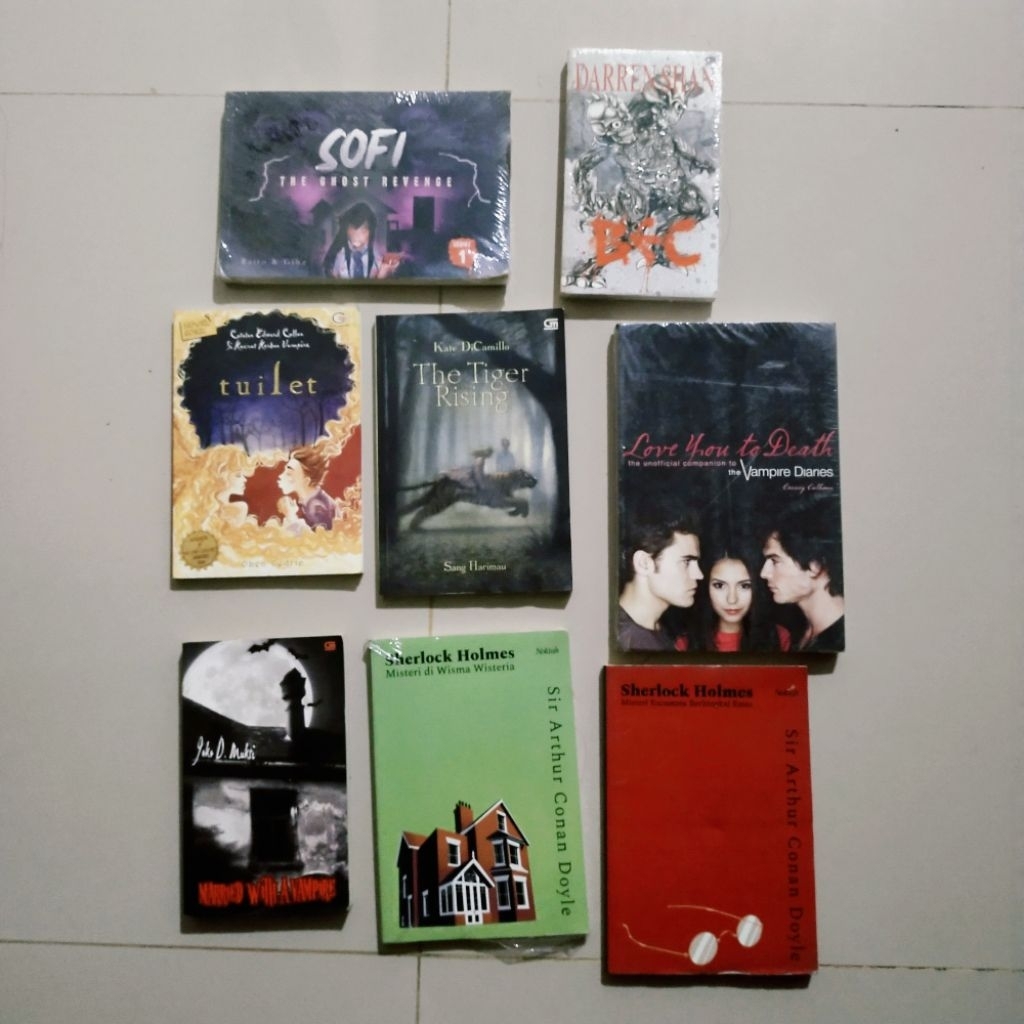 Varian Novel/Komik Misteri; SOFI Tha Ghost Revenge, MARRIED WITH A VAMPIRE, Tuilet, The Tiger Rising
