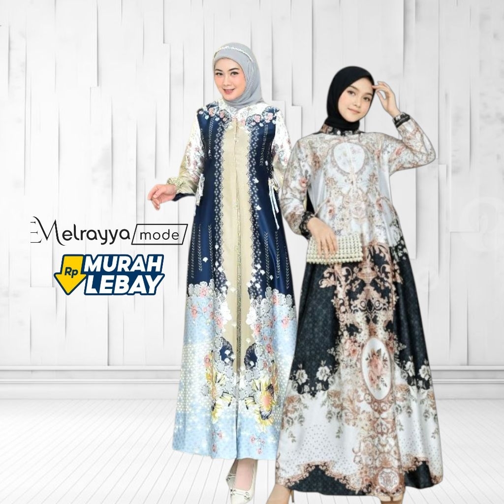 Gamis Couple Pasangan Ibu Anak Silk Premium | Gamis Anak Medina Silk Premium