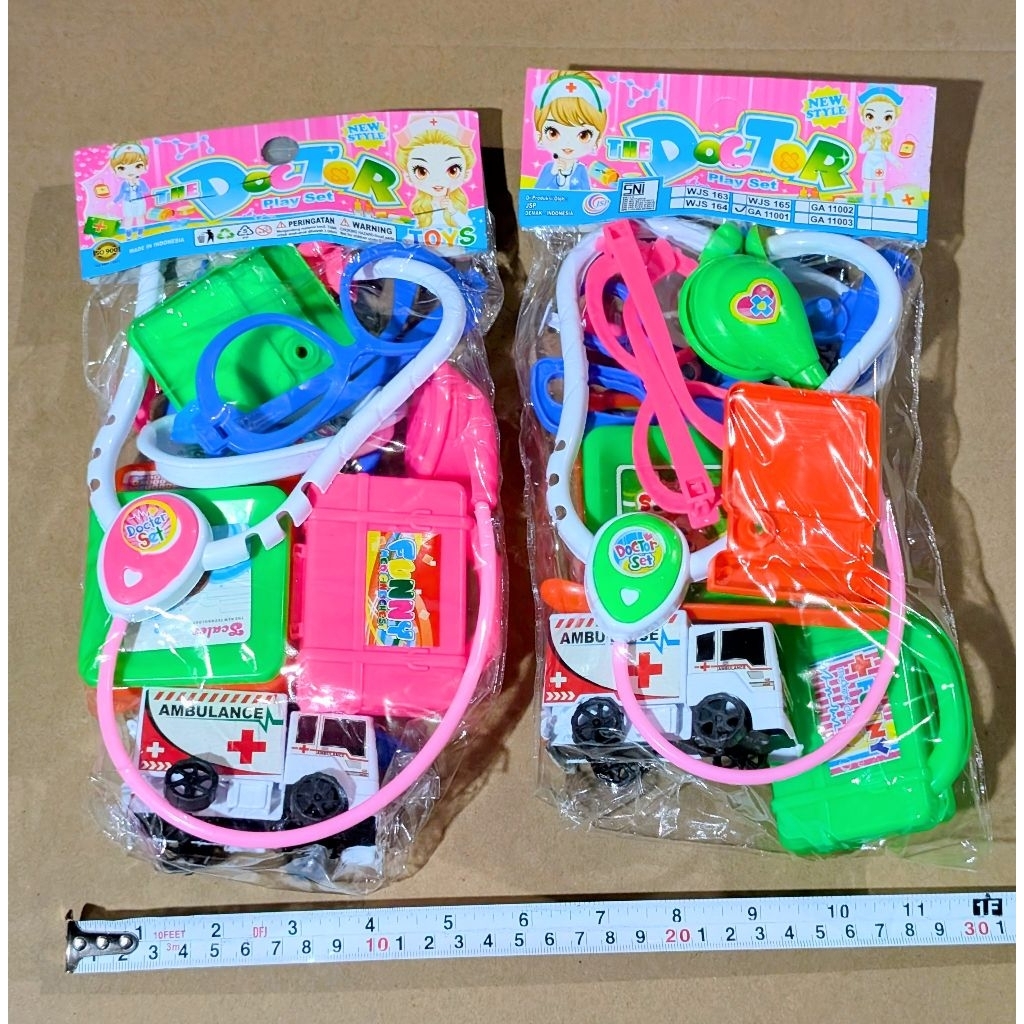 Mainan anak dokter mobil ambulance dokteran doctor mainan edukasi anak