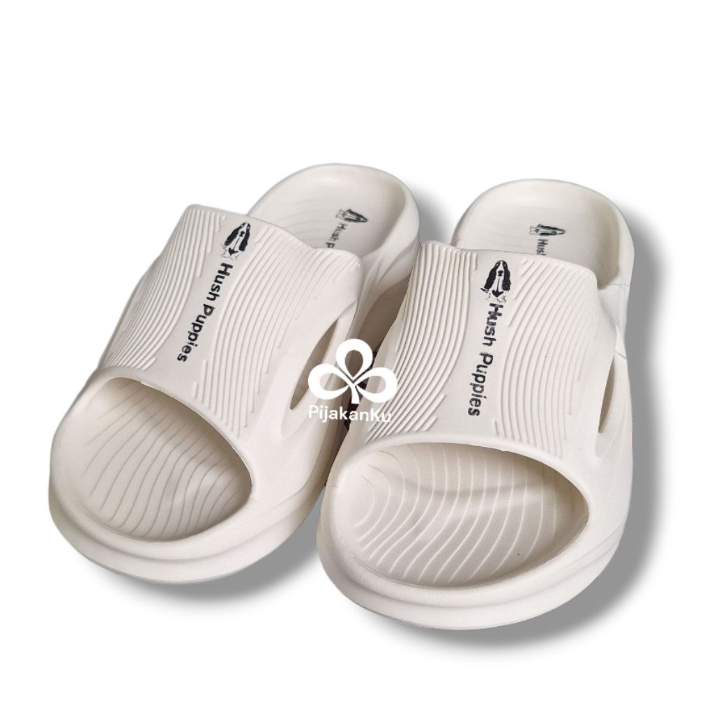 Sandal Slop HJS Haushh-Puppiees Grade Original Sendal Slip On Slide Cowok Full Karet Tahan Air