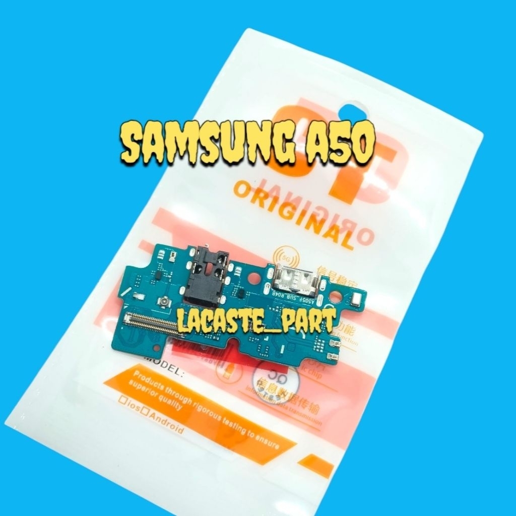 PAPAN KONEKTOR CARGER SAMSUNG A50   - FLEXIBLE KONEKTOR CAS ORIGINAL