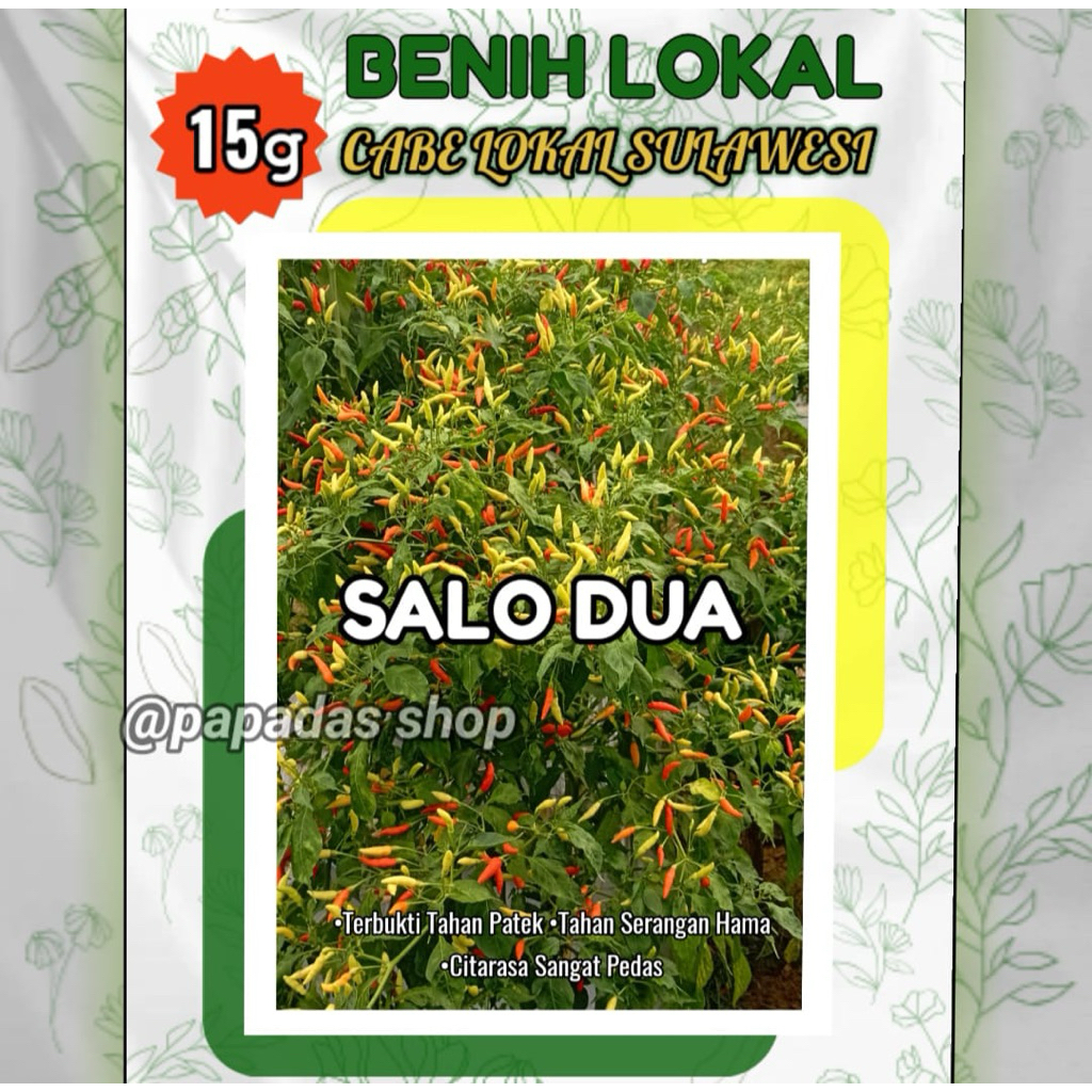Bibit Cabe Rawit Lokal Salo Dua 15 gram