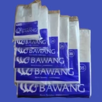 Tas Kresek Plastik Bening Transparan PEX Bawang