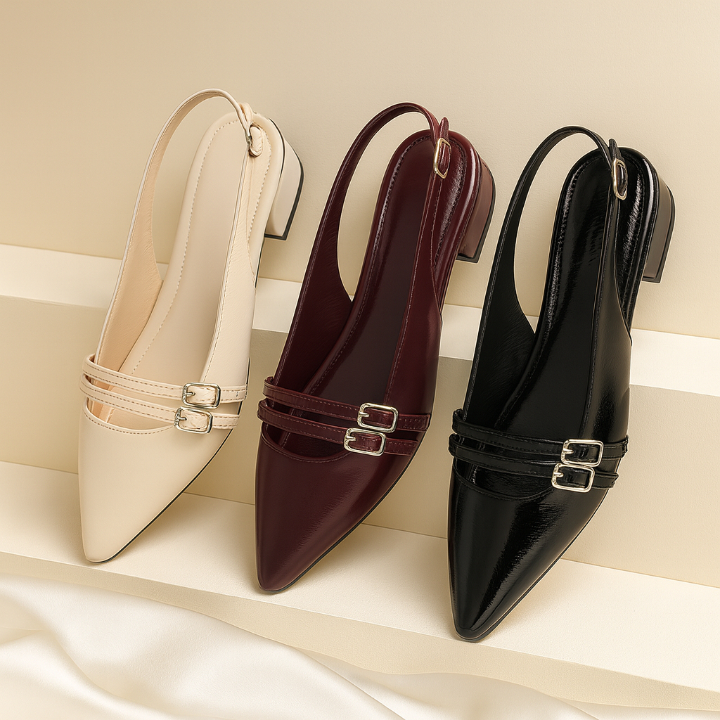 Zein heels Hak 3cm elegan mewah - heels pesta