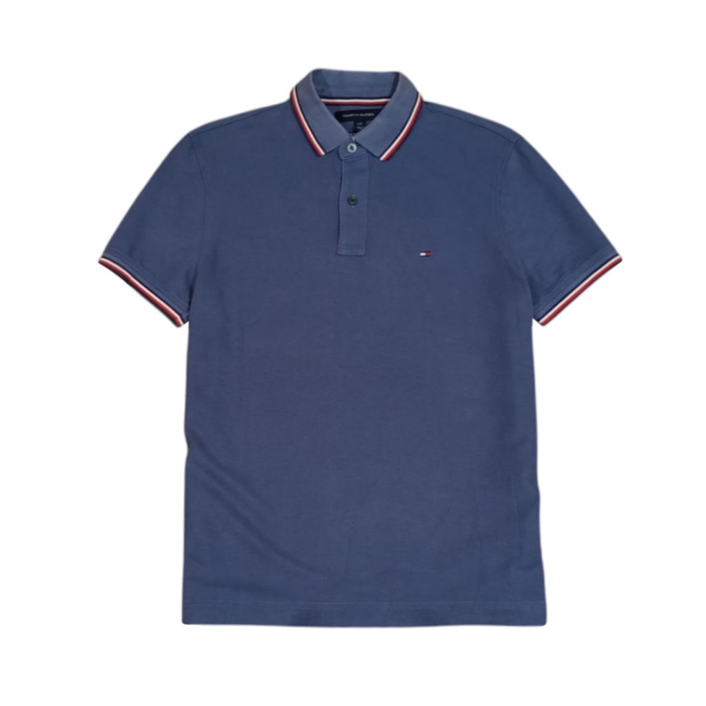 KAOS KERAH POLO SHIRT TOMMY HILFIGER SECOND SIZE S