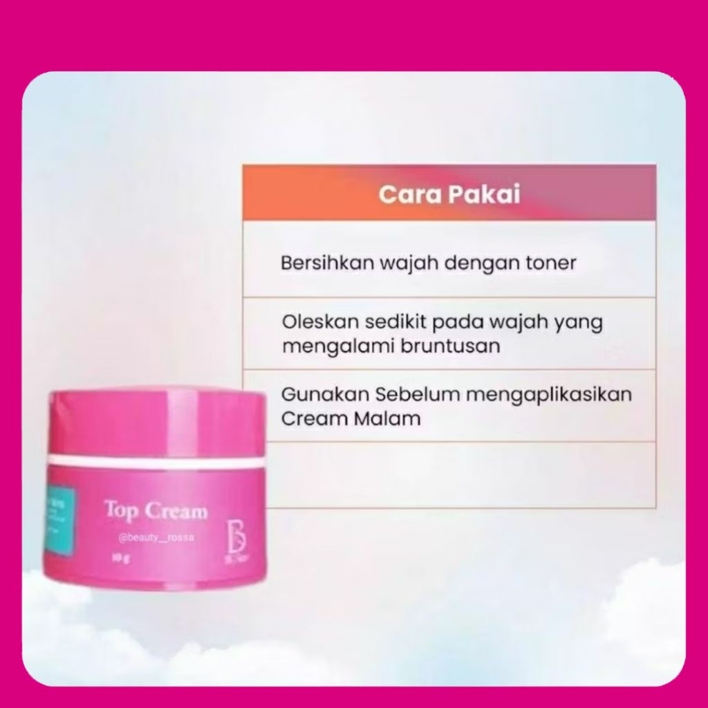 BG SKIN - TOP CREAM ANTI IRITASI BRUNTUSAN - BEAUTY GLOW BASIC WHITENING