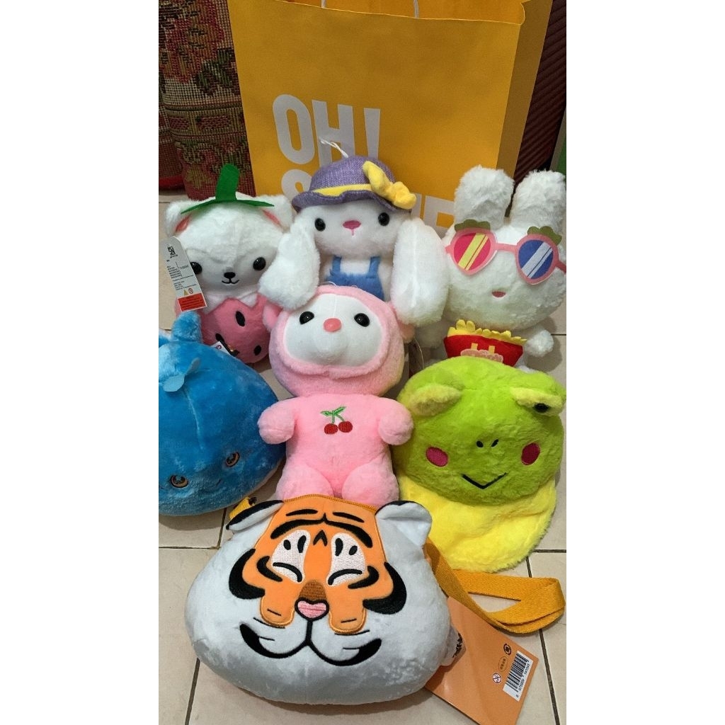 Boneka capitan ohsome, funworld, Timezone, dll
