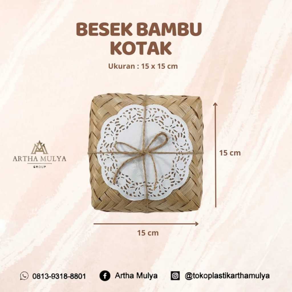 Besek Bambu Kotak / Besek Bambu Anyam / Besek Bambu Getuk Goreng / Besek