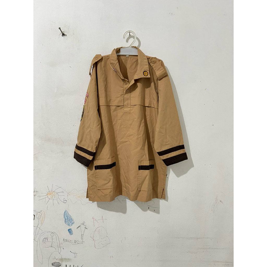 Seragam Sekolah Pramuka Preloved Sekolah SD Perempuan BAJU PANJANG