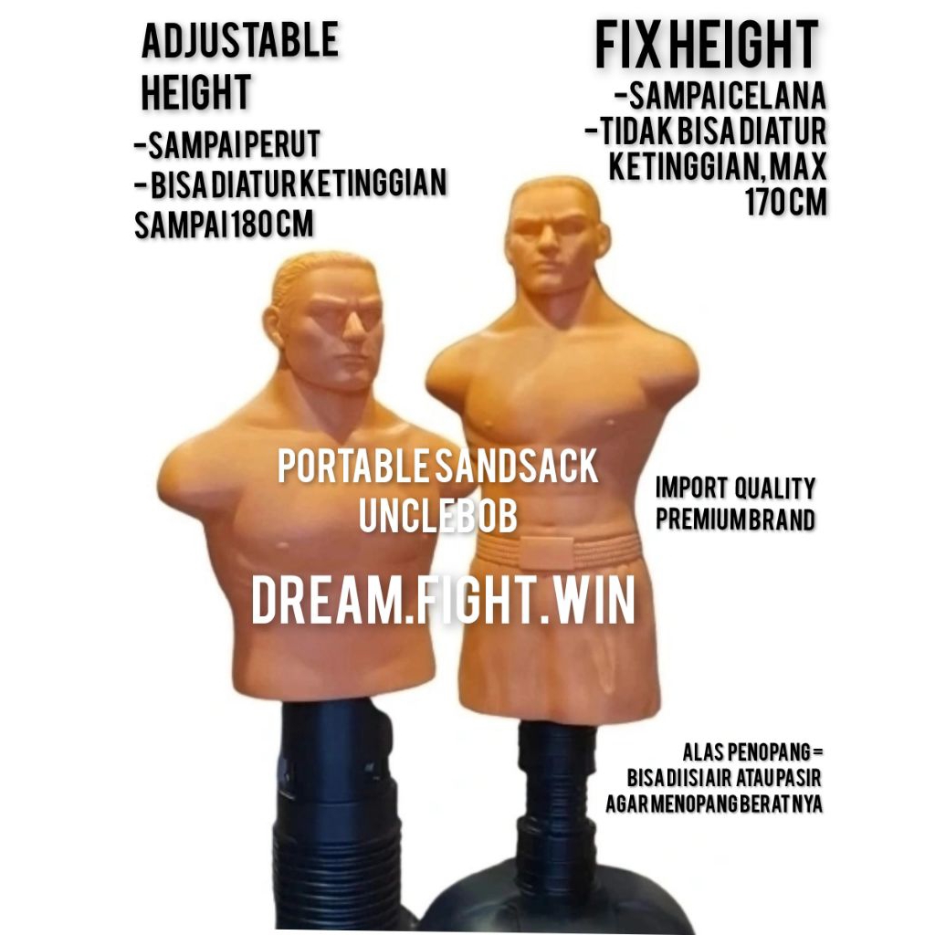 SAMSAK BERDIRI TARGET BENTUK ORANG UNCLE BOB