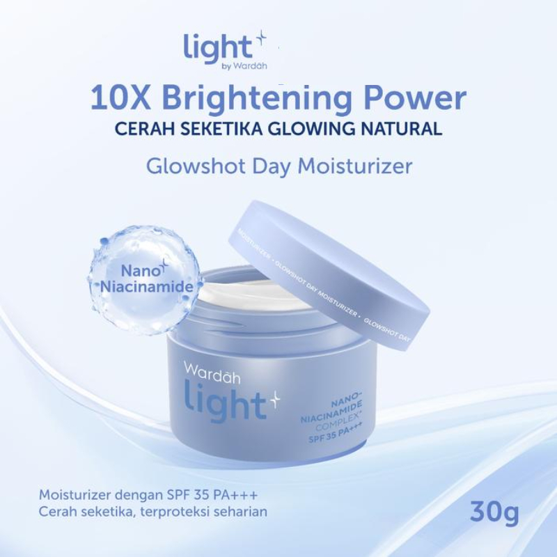 Wardah Lightening Day Cream SPF 30 PA+++ |wardah Lightening Day Cream | Wardah Cream Pagi Dan Siang